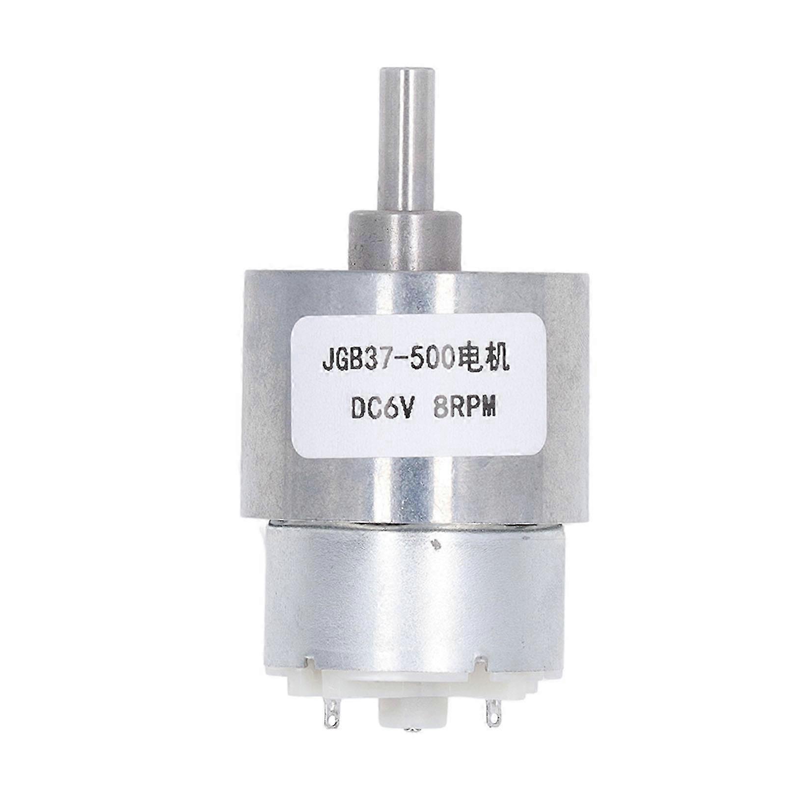 6-v-gleichstrom-getriebemotor, 8 U/min, Gehäuse Aus Aluminium Und Messing, Hohe Härte, Verschleißfest, Stabile Kraftübertragung, Robustes Untersetzungsgetriebe