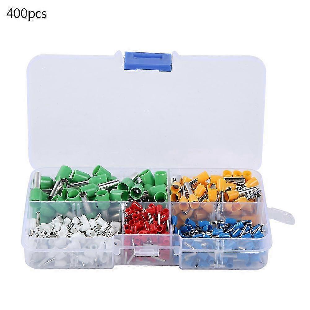 400-teiliges Crimp-steckverbinderset, Isolierte Kabelklemmen, Flachstecker (weiblich), Robustes Kabelverbindungsset, Crimp-set Für Elektrische Kabel