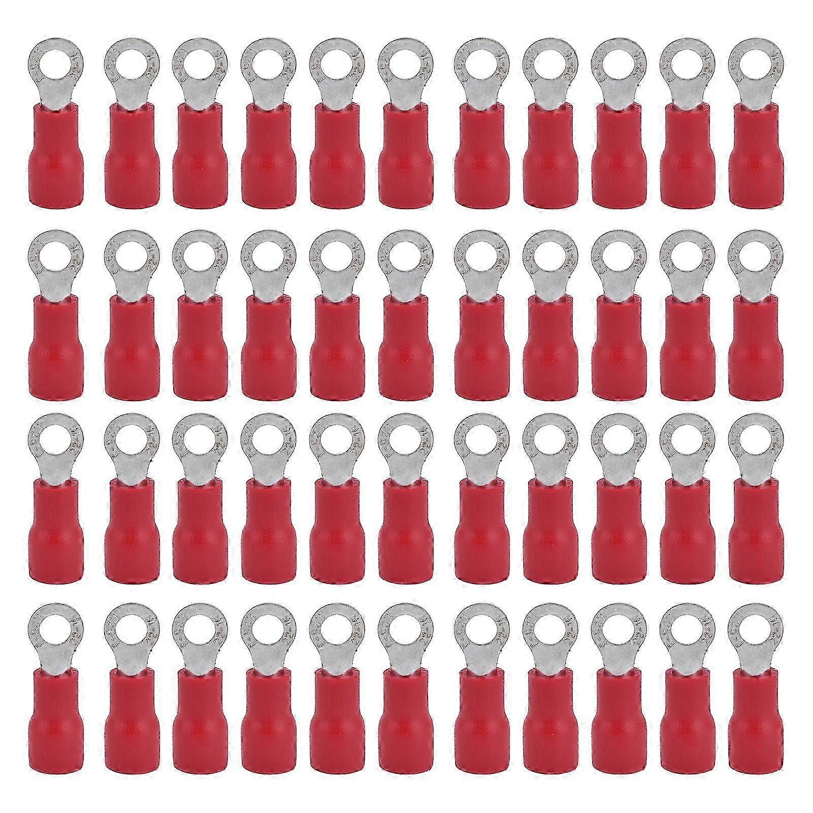 1000 Stück Isolierte Ringkabelschuhe, Hervorragende Isolierung, Leitfähigkeit, Hohe Spannungsfestigkeit, Crimp-steckverbinder