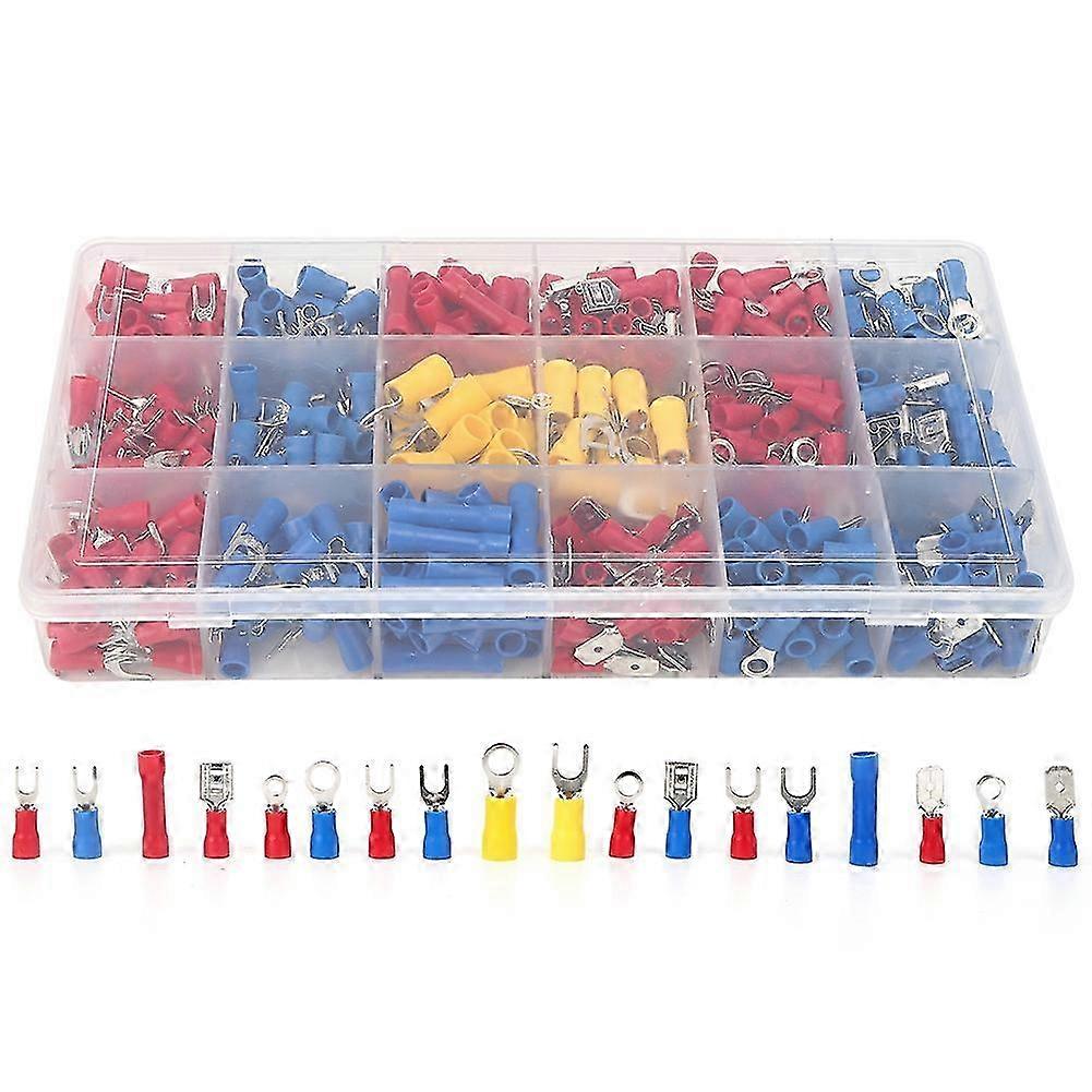 Isolierte Crimp-steckverbinder, 520er-packung, Kaltpress-schnellanschlussklemmen, Verdrahtungszubehör