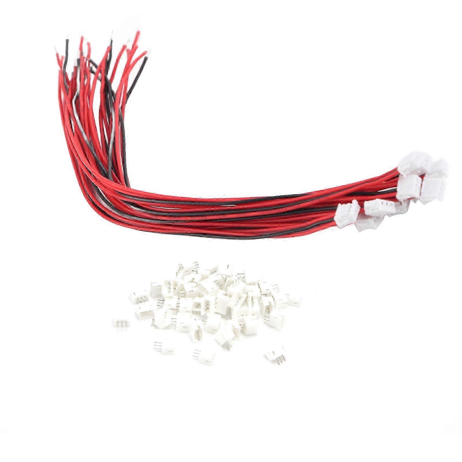 Zh1.5 3-polige Buchse, 50 Stück Mit 28awg 15 Cm Kabel, Inklusive Stecker, 50er-packung, Verdrahtungsmaterial Für Heimwerker Und Reparaturen