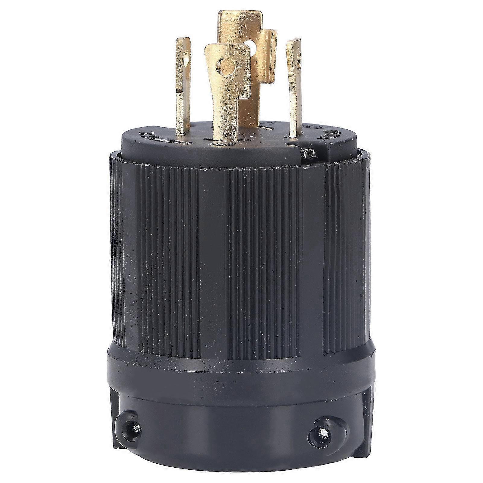 30a 277-480v Generatorstecker, Pa66 Kunststoff Und Messing-verriegelungsstecker, 4 Löcher, Für Trockner Und Industrieanlagen.