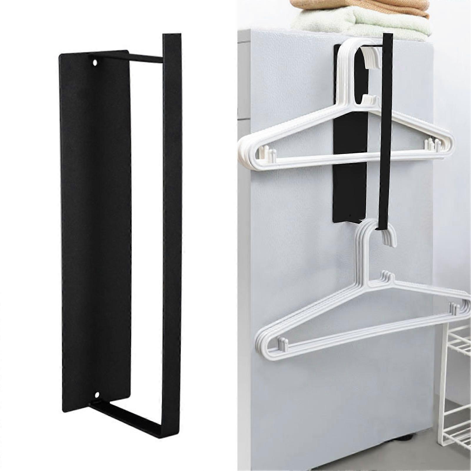 Wandhalterung Für Waschmaschine, Magnethaken Ohne Bohren, Seitliche Ablage Aus Stahl, Robust, Stabile Montage, Wäschezubehör, 2-teilig, Schwarz, Für Optimale Platzausnutzung