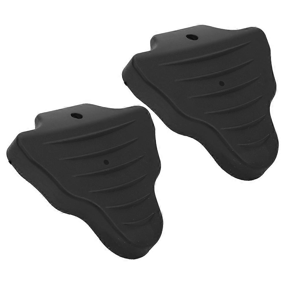 Paar Schwarze Zehenclips Aus Gummi Für Fahrräder, Verschleißfest, Fahrradzubehör, Spd-sl-kompatibel