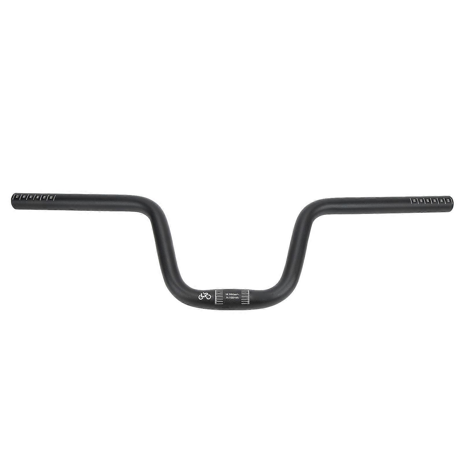 Lp Litepro Aluminium-lenker Für Brompton, Schwarzer Riser-lenker, Leicht Und Robust, Kompatibel Mit Falträdern, Ideales Ersatzteil, Aerodynamisches Design, Stabile Befestigung, Verbesserter Fahrkomfor
