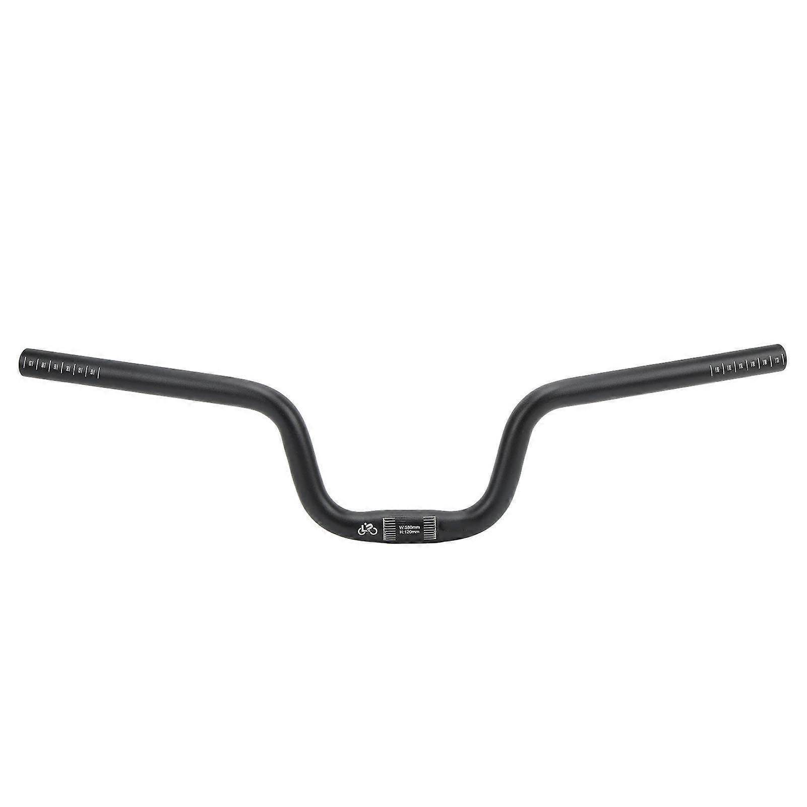 Lp Litepro Lenker Aus Aluminiumlegierung, Riser-lenker, Swallowtail-design, Brompton-kompatibel, Schwarz, Robuster Lenker Für Urbane Fahrräder