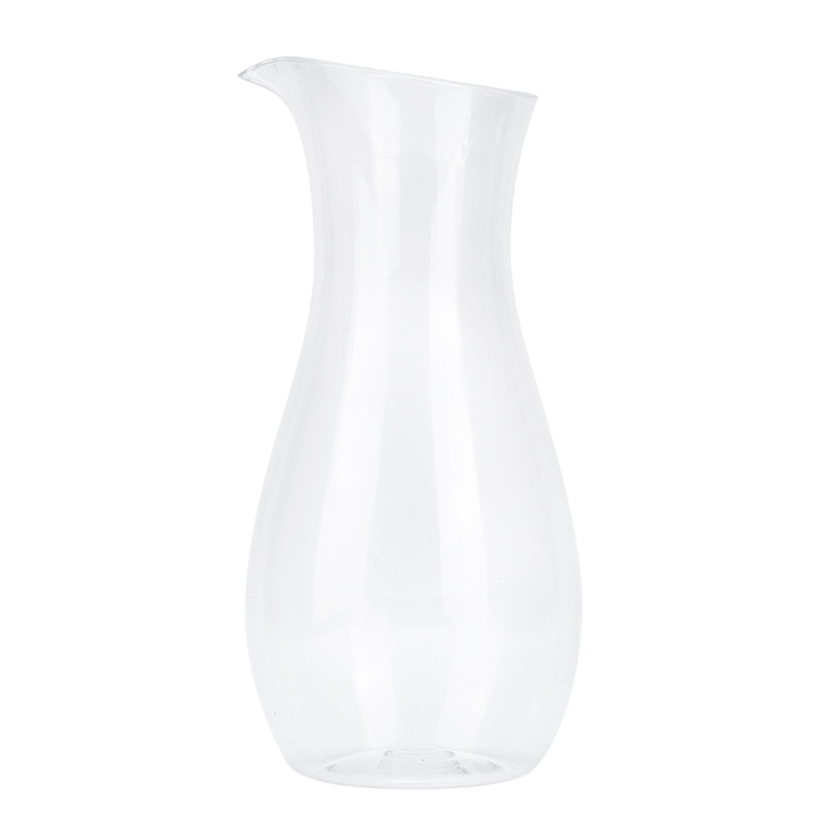 Transparente Acrylkaraffe Für Saft, Wasser, Wein Und Andere Getränke, Krug Mit Ausgießer, Ideal Für Bar Und Zuhause