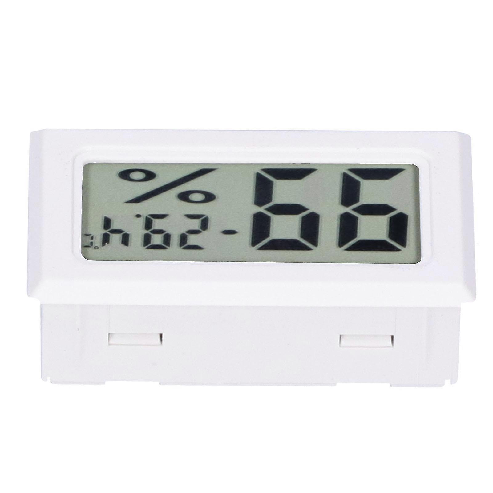 Digitales Wandthermometer Aus Abs Mit Digitalanzeige Für Den Innenbereich, Präziser Temperatursensor Für Smart Homes, Weiß Fy11001