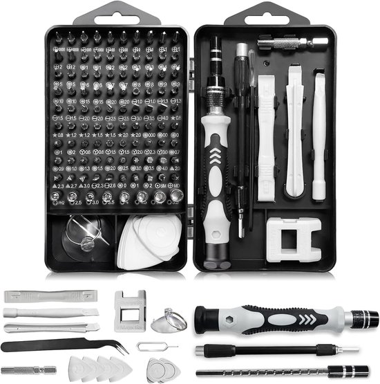 Präzisionsschraubendreher Set, Professionelles 115 Teiliges Kombi Set Mit 1 Magnetischem Reparaturset Für Computer, Mobiltelefone, Laptops, Table