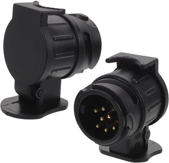 Stück Universal Adapterstecker 13 Auf 7 Pins Anhängerstecker Anhängeradapterstecker Steckeradapter Für Anhängerstecker Und Anschlüsse, Lkw Und Wo