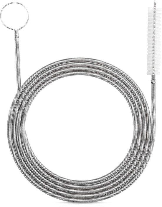 1 Stück Abflussspirale Rohrreinigungsspirale Abflussreinigung Abflussverstopfung Beseitigen Verstopftes Waschbecken Reinigen Metall Abflussreinig