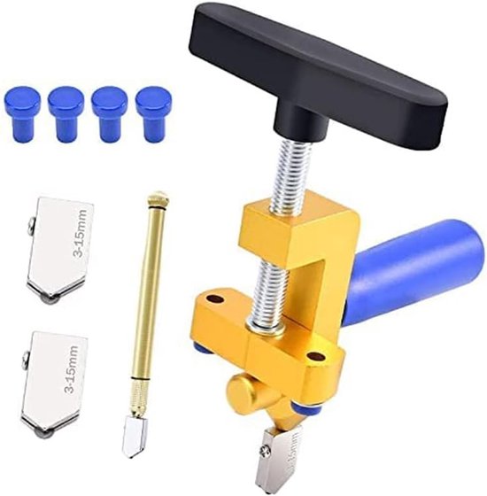 Manueller Fliesenschneider, 2 In 1 Glasfliesenschneider, Manuelle Brechzange Mit 3,15 Mm Wolframstahlklinge, Handwerkzeug Zum Schneiden Von Glas,
