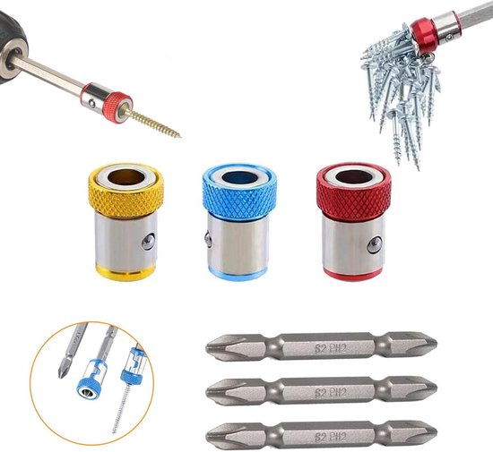Schlagfeste Magnetische Schraubendreherbits, Phillips S2, Hohe Härte, Schraubendreher, Schraubendreherset Für Bohrmaschinen, Schlagfeste Bits Für