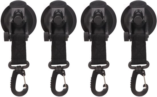 Set Mit 4 Starken Saugnäpfen Für Camping, Wohnwagen Und Haushalt Für Zelte, Sonnensegel Und Spannvorrichtungen