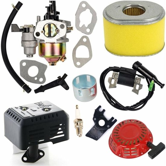 Vergaser Reparatursatz Mit Luftfilter Und Seilzugstarter Für Honda Gx140 Gx160 Gx200