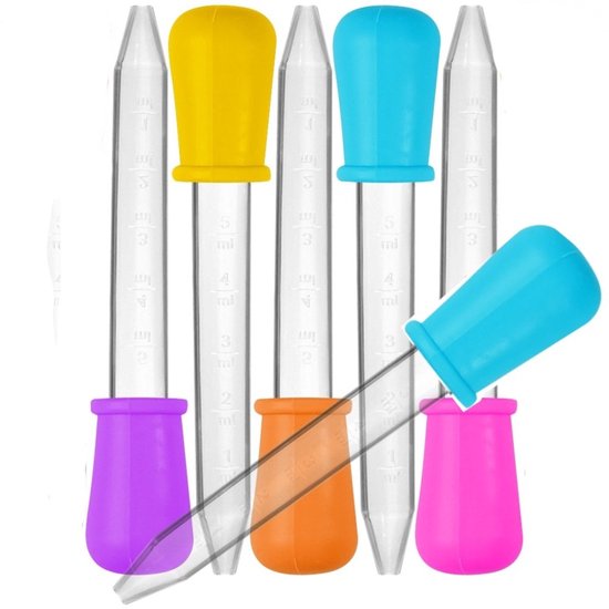 Pipetten Für Flüssigkeiten Flüssigkeitstropfer Silikontropfer Transferpipetten Aus Silikon Und Kunststoff Mit Kugelspitze Für Kinder Süßigkeitenf