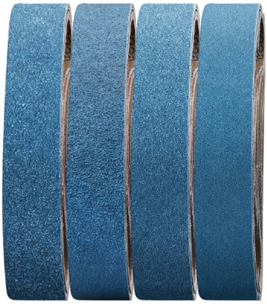 16 Stück Schleifbänder Bandschleifer Schleifpapier Schleifpapier Für Bandschleifer 457 X 13 Mm Körnung 40/60/80/120 Zum Schleifen Von Holz, Metal