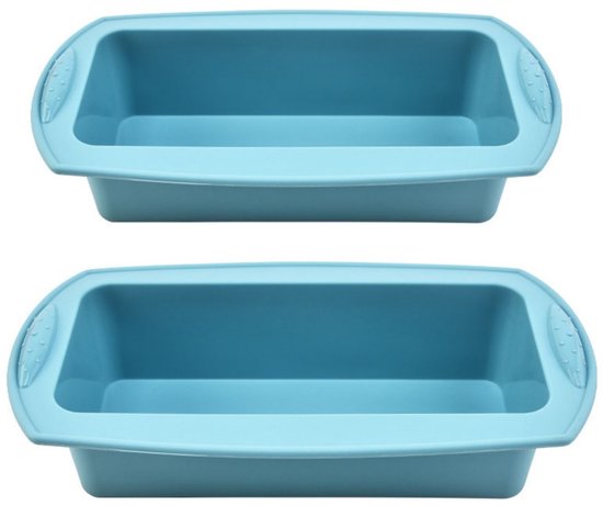 Silikon Brotbackform 2 Teilig 27 X 14 X 6,5 Cm Für Kuchen Und Brot Antihaft Brotbackform Rechteckige Silikonform Silikon Grillpfanne Zubehör Zum