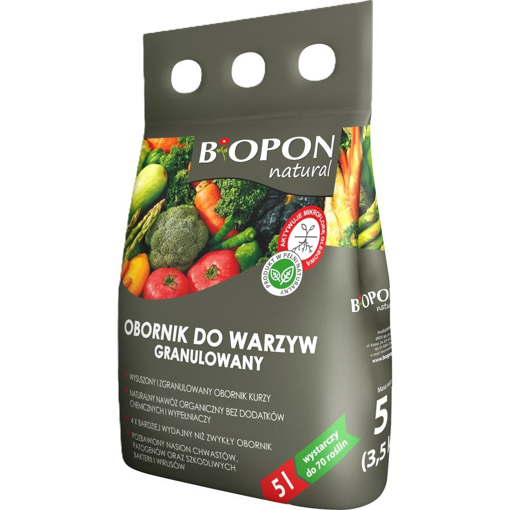 Biopon-mist, Natürlicher Dünger, Granuliert, Organisch, 5 L