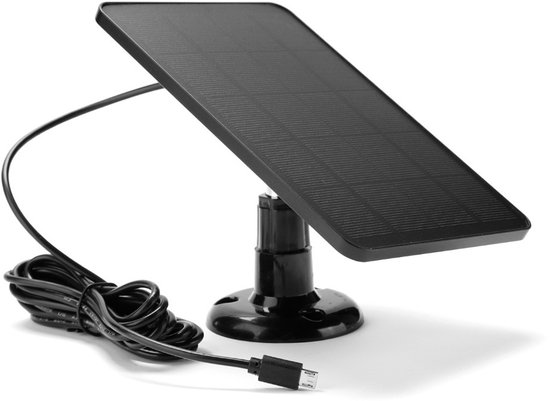 3w Solarpanel Akkuladegerät Mit Micro Usb Anschluss Zum Laden Von Kameras, Solarpanel Mit Geringem Stromverbrauch, Sicherheitsüberwachung Für Ger