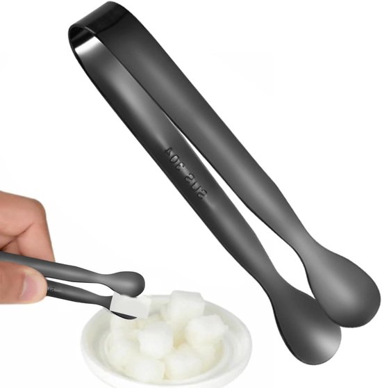 Zuckerzange, Dessertzange Aus Edelstahl, Tragbare Servierzange, Robuste Zange Zum Servieren Von Speisen, Eiswürfeln Und Obst