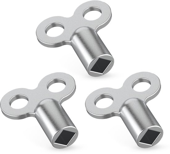 Dailygoods Robuster Entlüftungsschlüssel Für Heizungsanlagen Heizkörperentlüftungsschlüssel Praktischer Schraubenschlüssel 3er Set Für Nahezu All