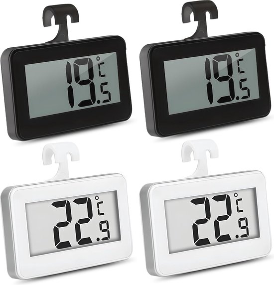 Digitales Kühlschrankthermometer 4 Thermometer Mit Lcd Anzeige Für Küche Und Gefrierschrank