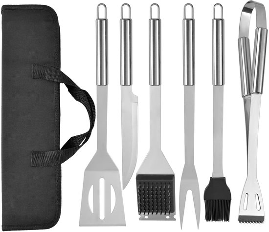 Grillzubehör Set 5 Teilig Grillbesteck Set Grillzubehör Inkl. Grillzange