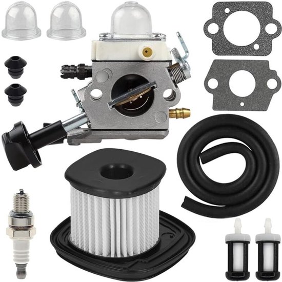 Passend Für Den Bg86 Vergaser Des Stihl Bg86c Laubbläsermotors, Teilenummer 4241 120 0623, 4241 120 0616, Inklusive Hd2 Luftfilter, Zündkerze, Kr