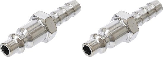 Pneumatische Schnellkupplung 8 Mm, 5 16 Zoll Luftschlauch Kompressor Druckluftkupplung Flexibler Schlauch 2 Stück