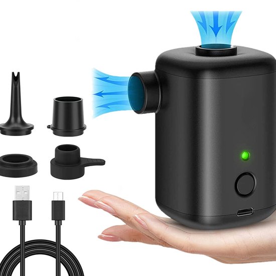 Wiederaufladbare Elektrische Usb Luftpumpe Und Vakuumpumpe Mit 4 Verschiedenen Düsen Und Aufbewahrungstasche, Tragbar Für Vakuumbeutel, Armbänder