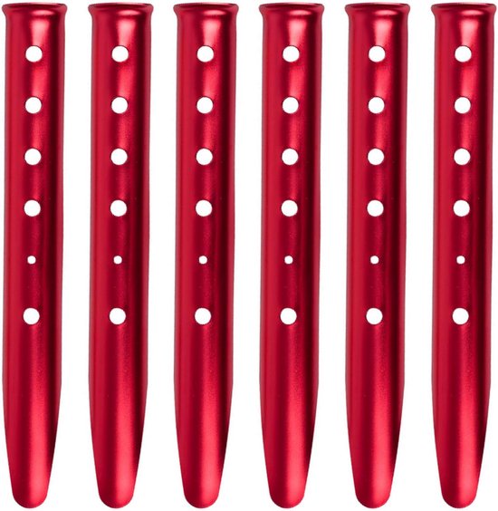 Hochleistungs Zeltnägel Aus Metall, 6 Stück U Förmige Aluminium Erdanker Für Camping, Strand Und Schnee (31 Cm)