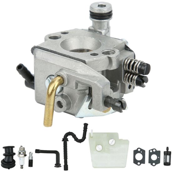 Vergaser Ersatzteile Für Benzin Kettensäge 024 026 Ms260 Set Mit Luftfilter, Zündkerze, Kraftstoffschlauch, Kraftstoff Öl Filter, Dichtungen