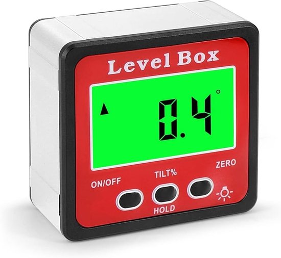 Digitaler Winkelmesser Mit Magnetfuß Und Lcd Hintergrundbeleuchtung Für Zimmerer Und Maurerarbeiten