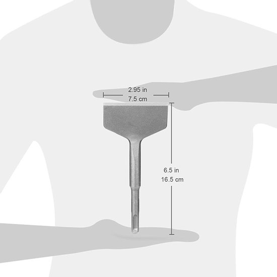 15° Gebogener Fliesenschneider 165 Mm Zum Entfernen Von Keramik Und Fliesen