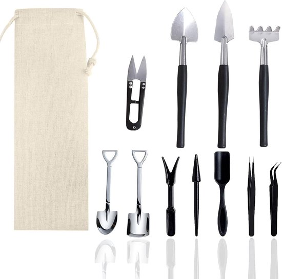 12 Teiliges Mini Gartenwerkzeugset Für Sukkulenten Und Kakteen