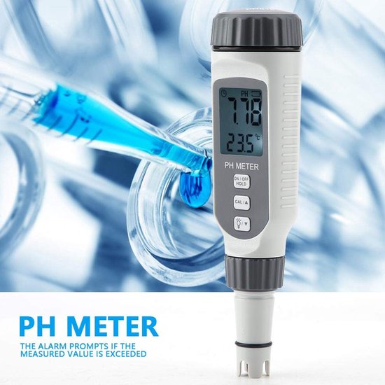 Digitales Ph Meter Ph818, Professionelles Ph Messgerät, Tragbares Wasserqualitätsmessgerät, Säuremessgerät