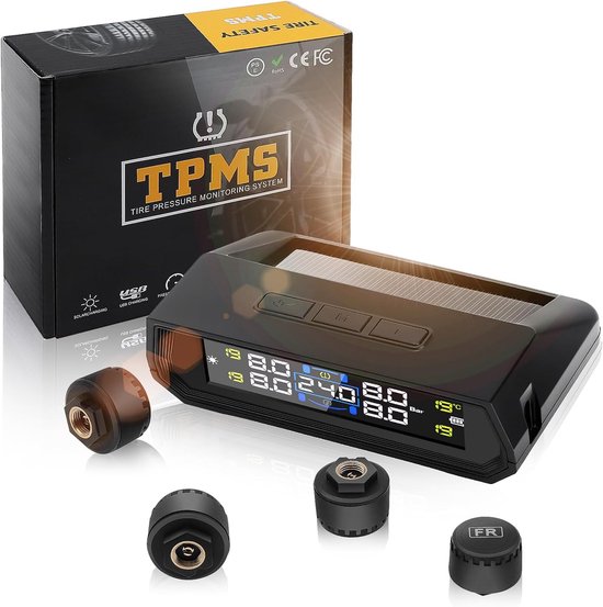 Tpms Überwachungssystem Mit 4 Externen Reifendrucksensoren Für Wohnmobile