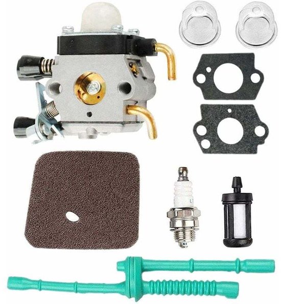 Vergaser Mit Luftfilter Und Kraftstoffleitung Für Stihl Fs38, Fs45, Fs46, Fs55, Km55, Fs85