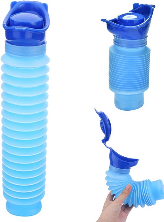1 Stück Urinal Notfall Urinal Für Draußen Ausziehbares, Tragbares Urinal Auto Urinal Tragbar Unisex 750 Ml Tragbares Toilettenurinal Für Camping,