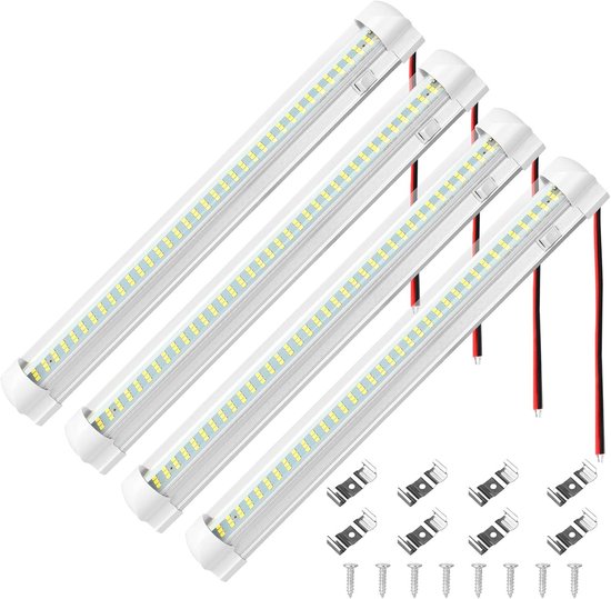 108 Smd Led Streifen Auto Deckenleuchte 12v 80v Weiß 4 Stück