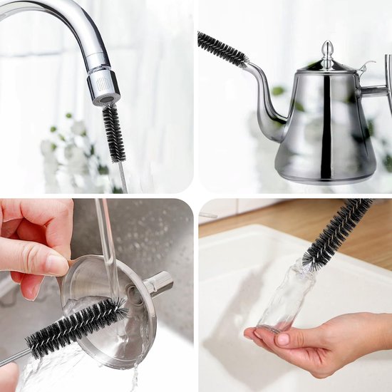 Extra Lange, Flexible Abflussreinigungsbürste (200 Cm) Für Abflüsse Und Siphons