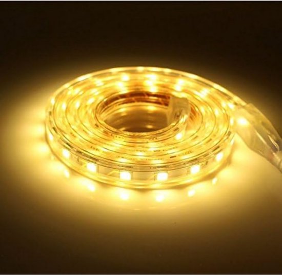 Led Streifenbeleuchtung 2 M Led Streifenbeleuchtung Sehr Helle Led Streifenbeleuchtung 220 V Wasserdicht (ip65) Warmweiß
