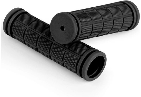 Ergonomische Fahrradlenker, Lenkergriffe, 1 Paar, Rutschfest, Weiches Gummi, Schwarz