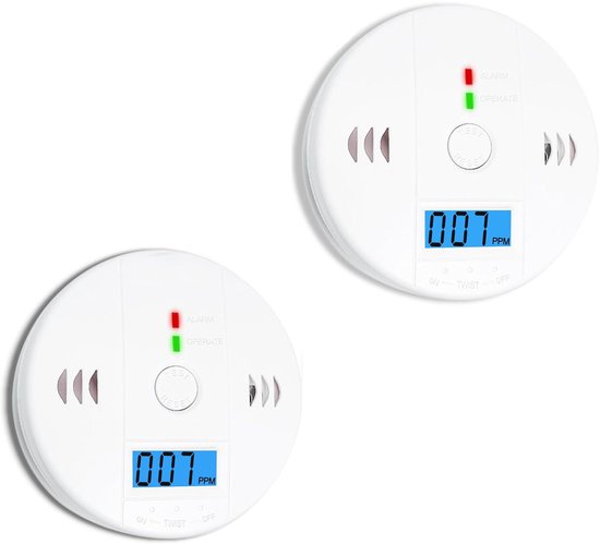 Rauch Und Kohlenmonoxidmelder Kohlenmonoxidmelder/rauchmelder Kohlenmonoxidmelder (mit 2 Meldern) Kohlenmonoxidalarm Mit Lcd Anzeige Für Den Heim