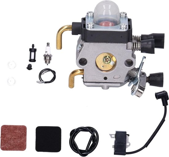 Vergaser Set Aus Aluminium, Zündspule Und Kraftstofffilter Für Stihl Fs80r Fs85 Fs80 Hs80 Ht75 Hs75 Hs85 Km85 .