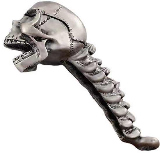 Totenkopfförmiger Flaschenöffner Aus Robustem Edelstahl Mit Ergonomischem Griff Ein Unverzichtbares Accessoire Für Barkeeper Und Partys.