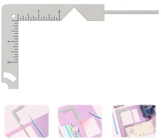 5 In 1 Buchbindewerkzeug Handarbeit 1 Teilig Edelstahl 19,6 Cm