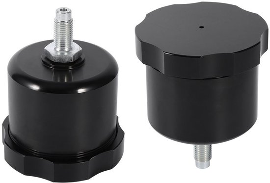 Sphproducts Hydraulik Handbremsflüssigkeitsbehälter Aluminium Langlebig Schwarz Universell Einfache Installation Für Autoteile