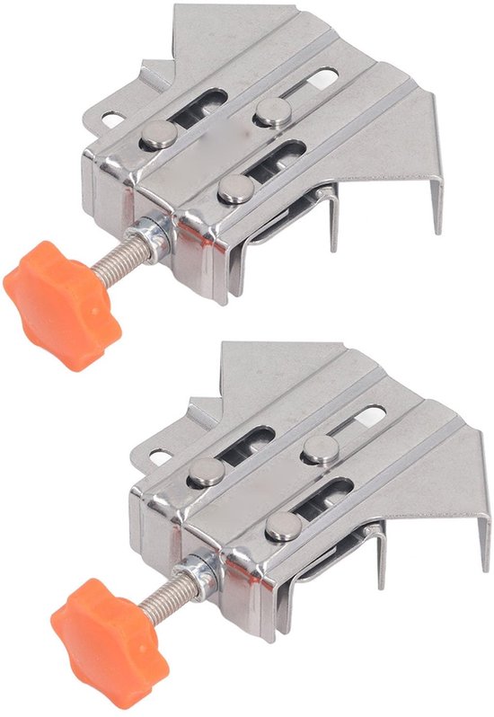 Dailygoods Eckwinkel 2 Stück Edelstahl Verstellbar